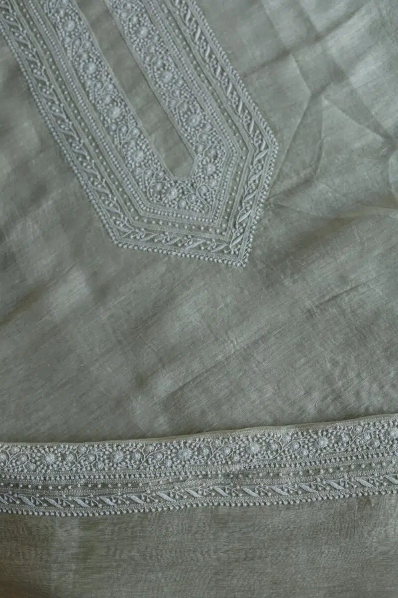 Linen Silk Men's Kurta Fabrics
