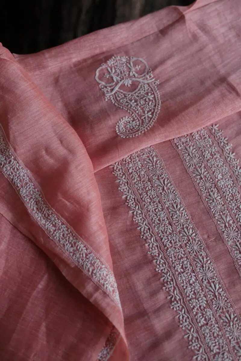 Linen Silk Men's Kurta Fabrics