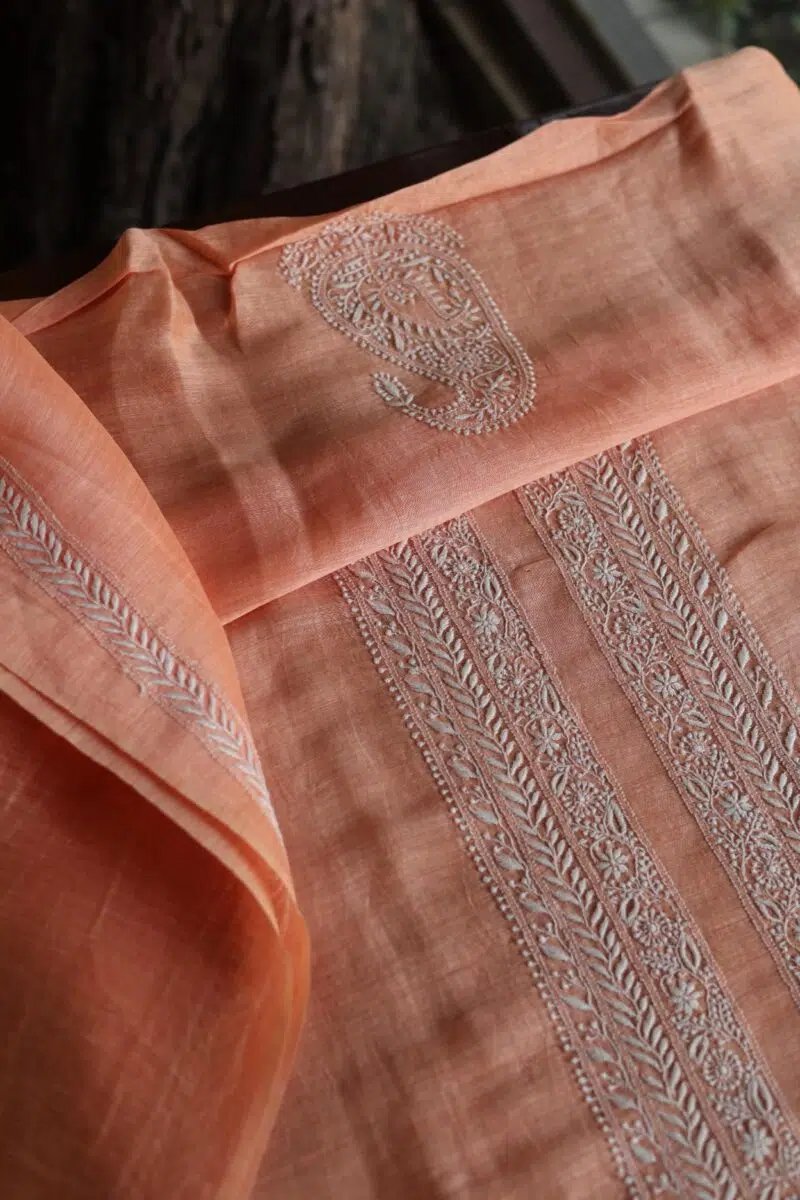 Linen Silk Men's Kurta Fabrics