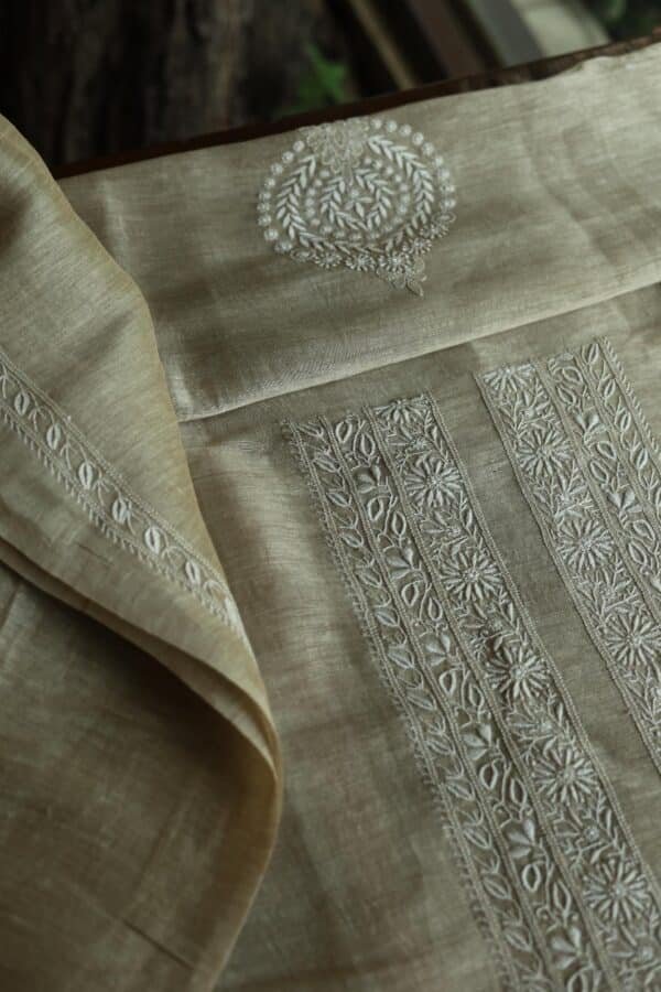 Linen Silk Men's Kurta Fabrics - Image 6
