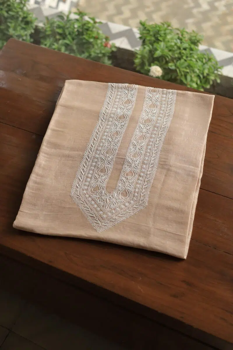 Linen Silk Men's Kurta Fabrics