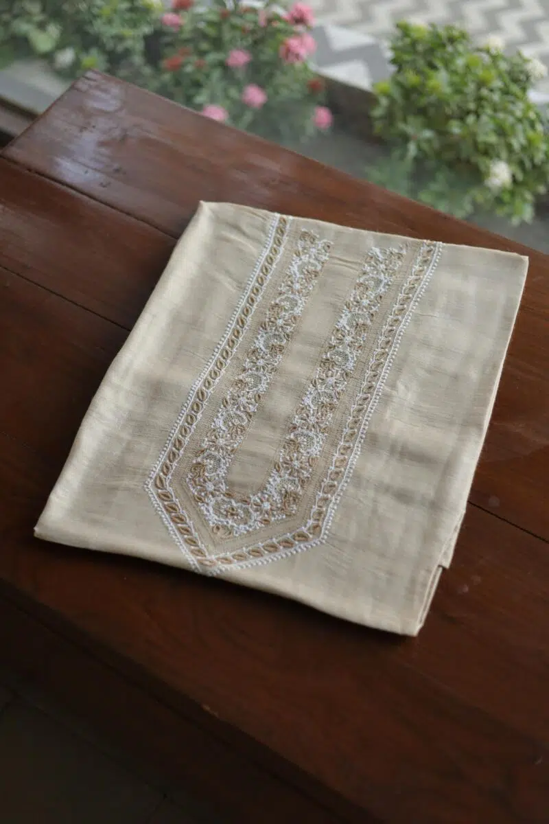 Moonga Silk Men's Kurta Fabrics