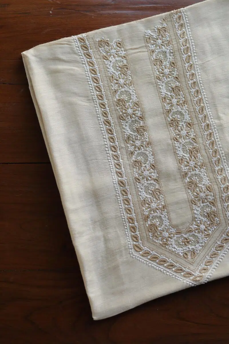 Moonga Silk Men's Kurta Fabrics