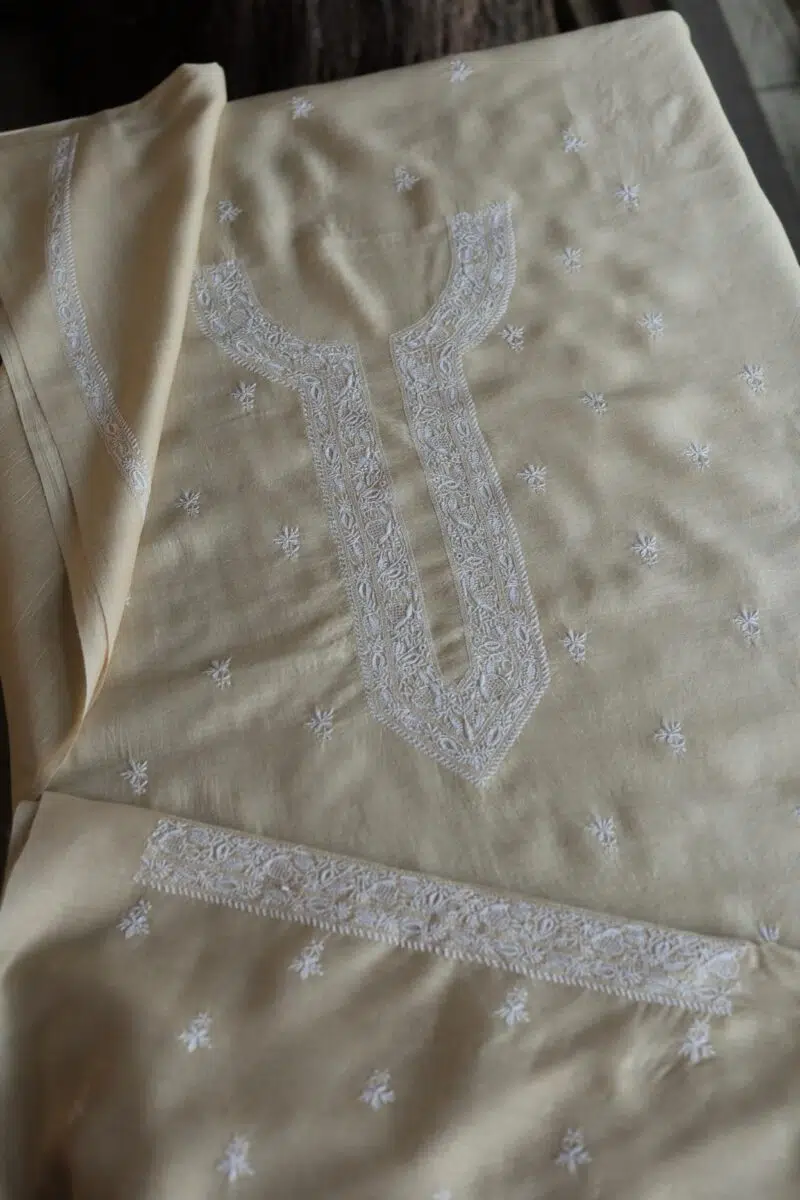 Moonga Silk Men's Kurta Fabrics