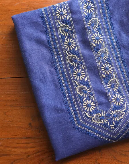 Moonga Silk Men's Kurta Fabrics