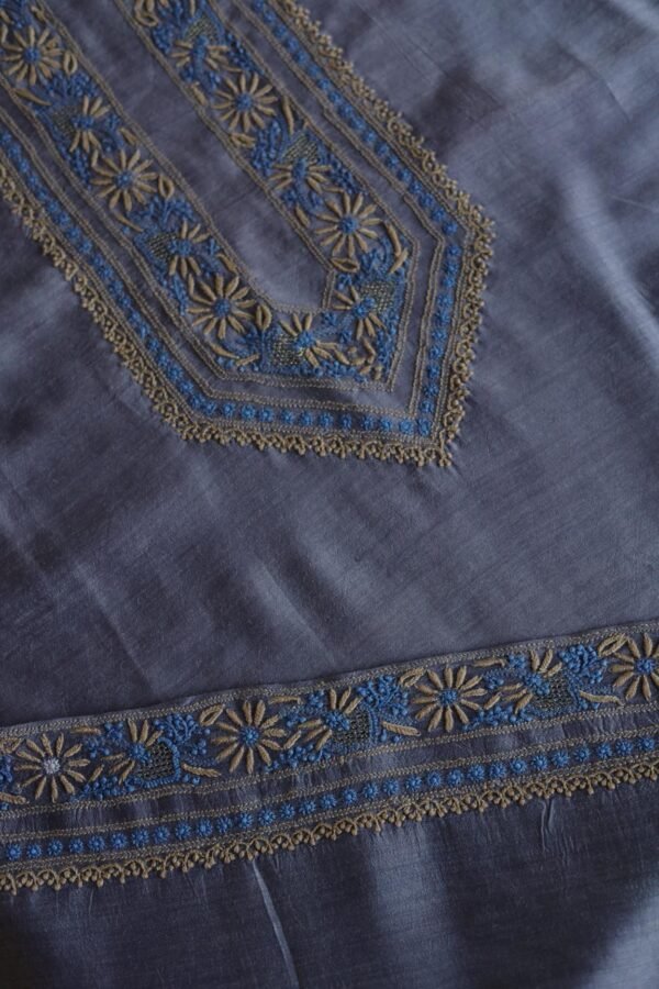Moonga Silk Men's Kurta Fabrics - Image 4