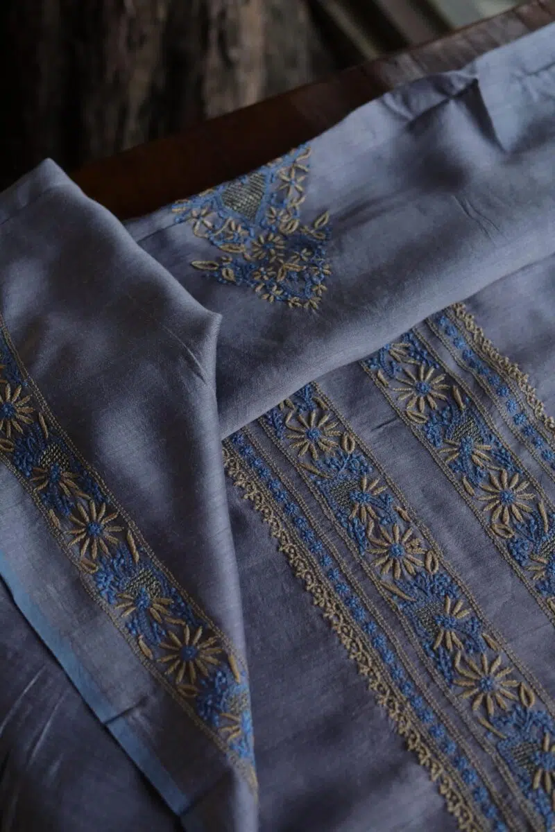 Moonga Silk Men's Kurta Fabrics