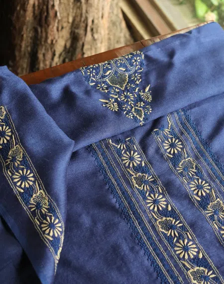 Moonga Silk Men's Kurta Fabrics