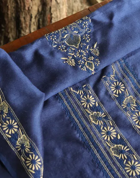 Moonga Silk Men's Kurta Fabrics