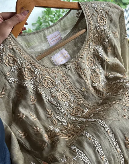 SICO Mal Chikankari Kurta - S