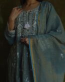 Tissue Silk Chikankari Bhopali Kurta Set