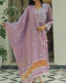 Tissue Silk Chikankari Bhopali