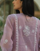 Tissue Silk Chikankari Bhopali