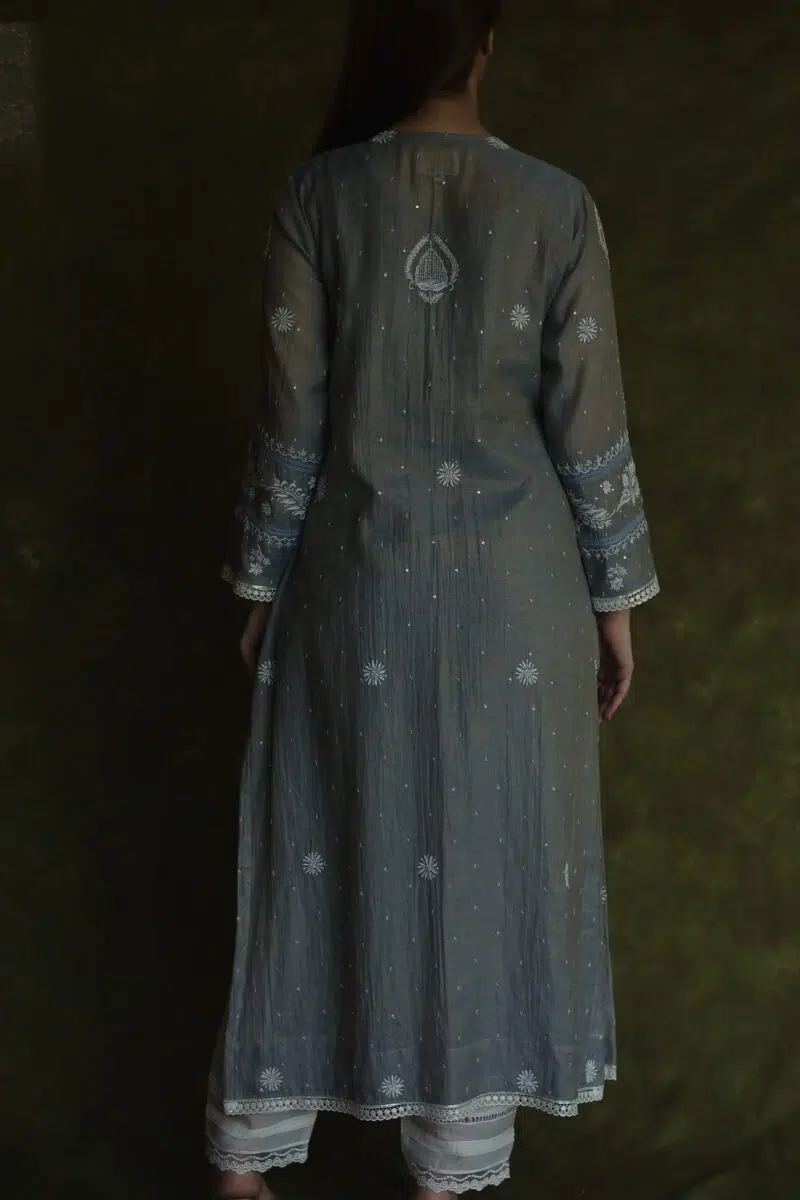 Tissue Silk Straight Cut Kurta