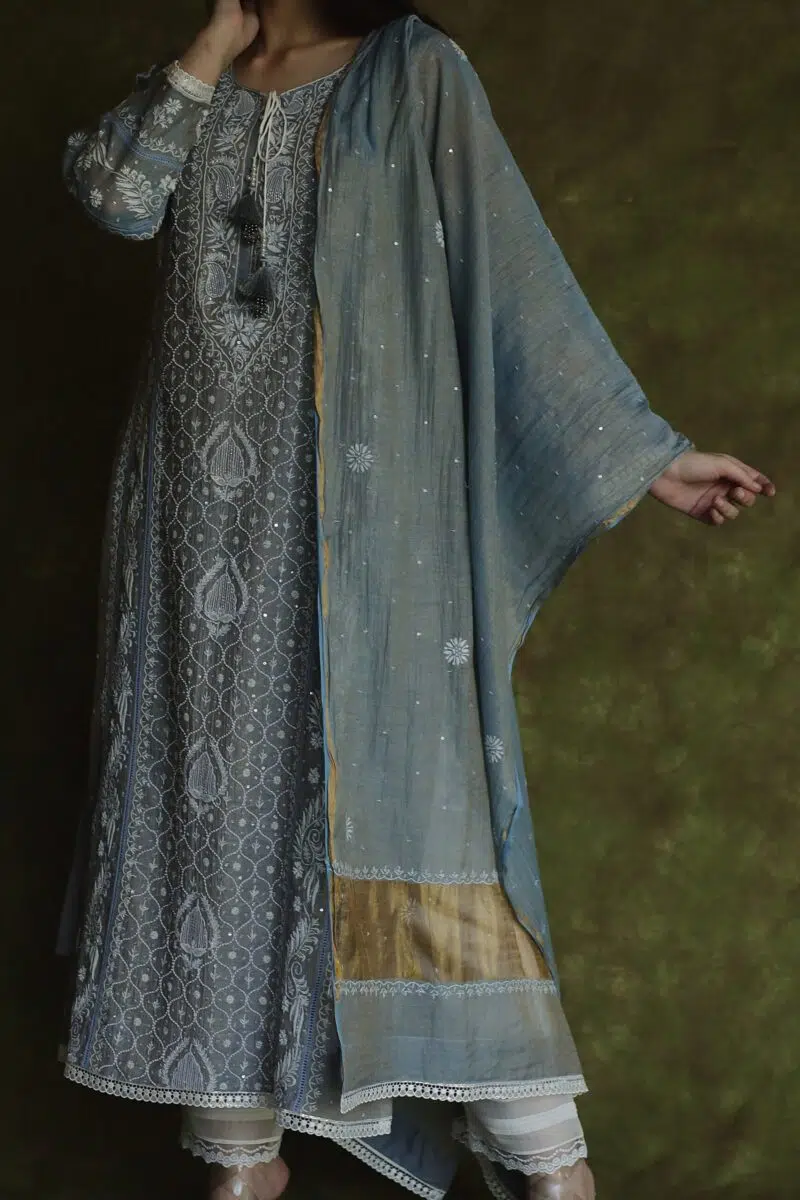 Tissue Silk Straight Cut Kurta