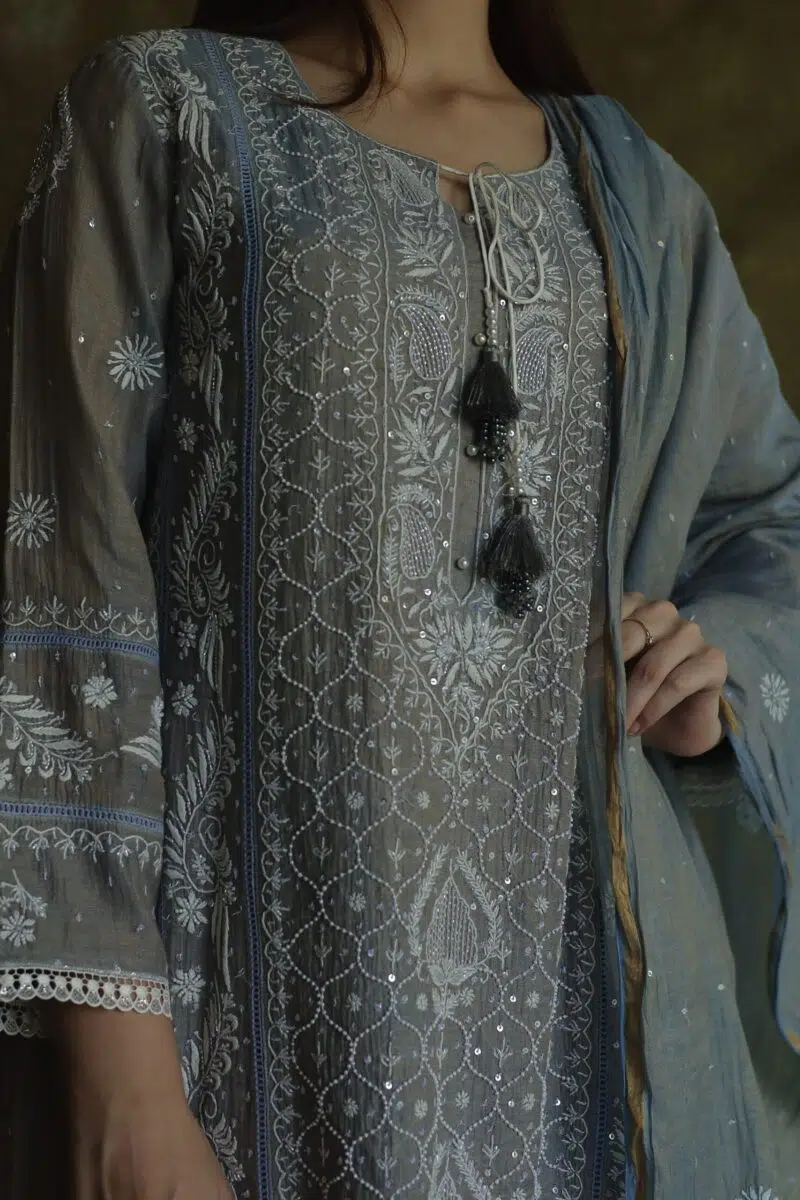 Tissue Silk Straight Cut Kurta