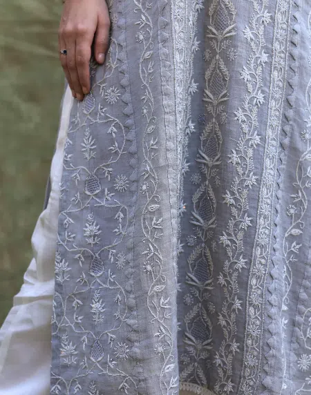 Tissue Silk Straight Cut Kurta