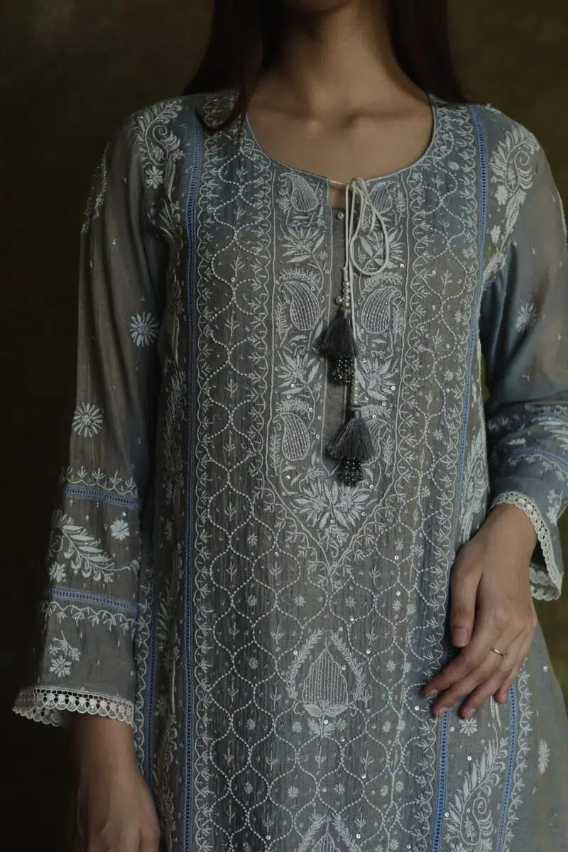 Tissue Silk Straight Cut Kurta