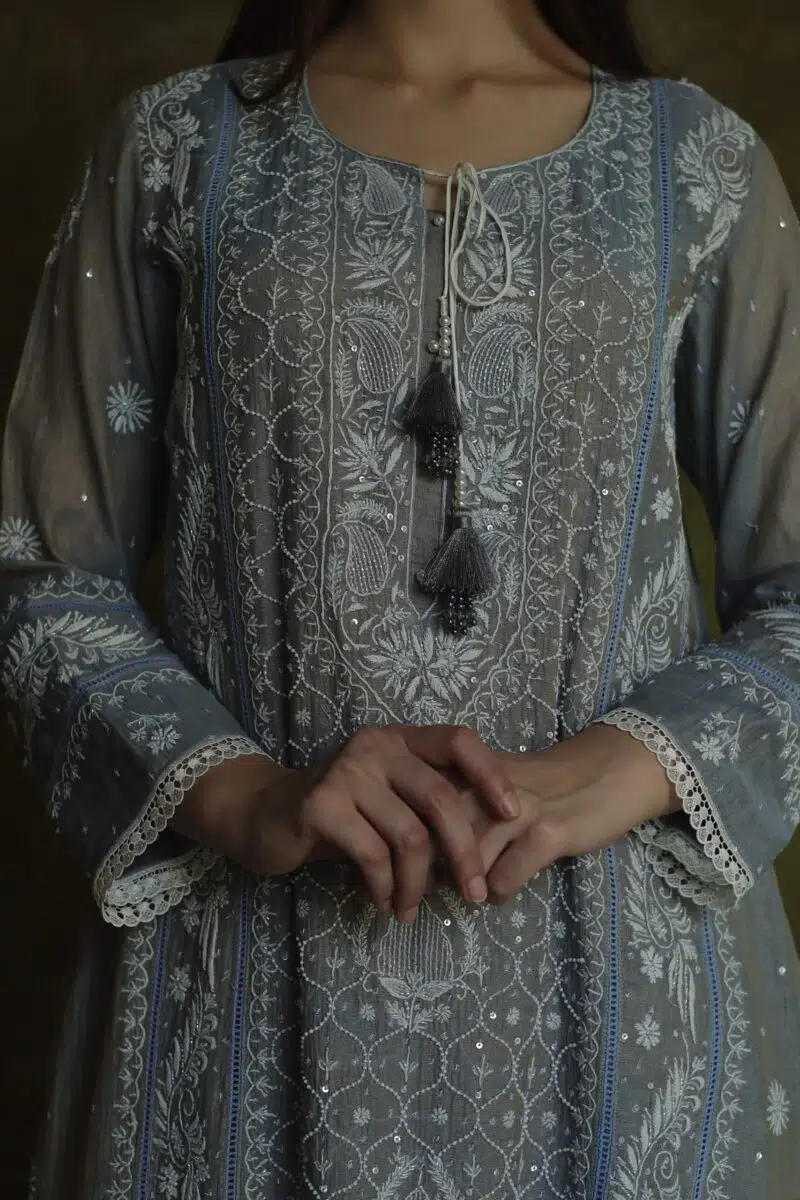 Tissue Silk Straight Cut Kurta
