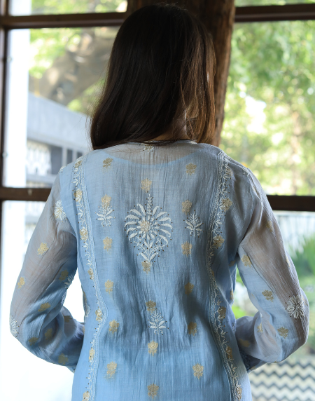 Benarasi Zari Chanderi Chikankari Tunics