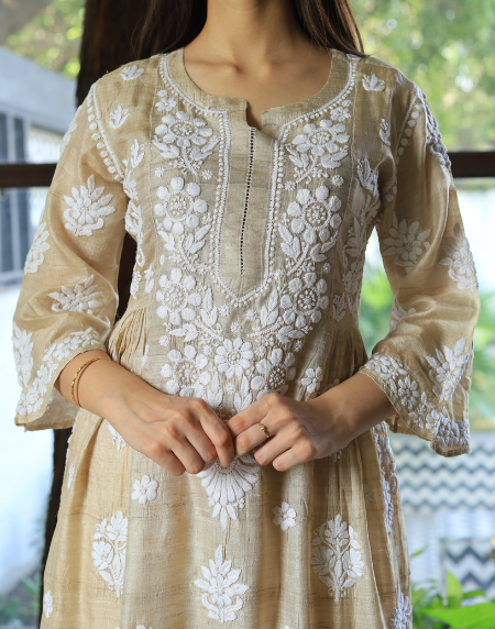 Natural Tussar Silk Tunics