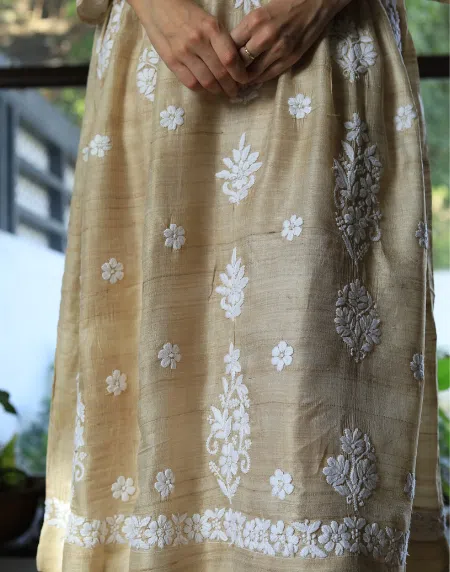 Natural Tussar Silk Tunics