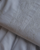 White Cotton Chikankari Semi-Stitched Kurta Dupatta Fabrics