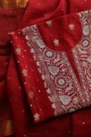 Zari Chanderi Chikankari Fabrics