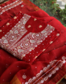 Zari Chanderi Chikankari Fabrics