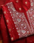 Zari Chanderi Chikankari Fabrics