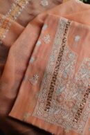 Malmal Zari Booti Chikankari Fabrics
