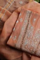 Malmal Zari Booti Chikankari Fabrics