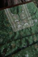 Banarasi Zari Chanderi Unstitched Chikankari Fabrics