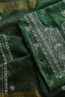 Banarasi Zari Chanderi Unstitched Chikankari Fabrics
