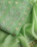 Zari Booti Chikankari Fabrics