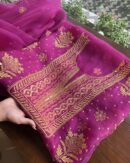 Magenta Pink | Noor Organza Silk Fabrics