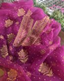 Magenta Pink | Noor Organza Silk Fabrics
