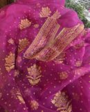Magenta Pink | Noor Organza Silk Fabrics