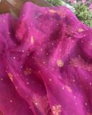 Magenta Pink | Noor Organza Silk Fabrics