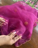 Magenta Pink | Noor Organza Silk Fabrics