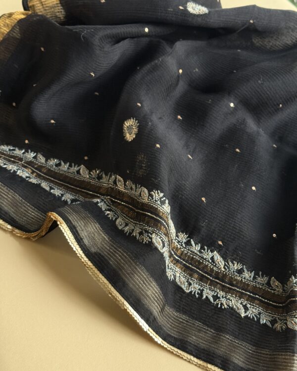 Zari Chanderi Chikankari Fabrics - Image 6
