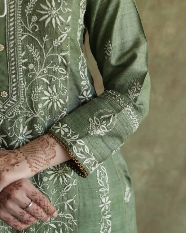 Basak Chikankari Kurta Sets - Image 9