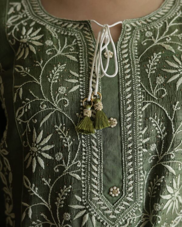 Basak Chikankari Kurta Sets - Image 4