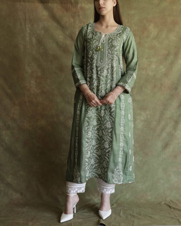 Basak Chikankari Kurta Sets - Image 6