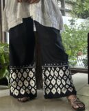 Black & White Daraz Chikankari Palazzo Pants
