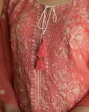 Chiffon Resham Chikankari Kaftan