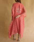 Chiffon Resham Chikankari Kaftan
