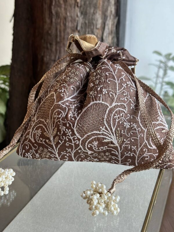 Chikankari Potli Bags - Image 3