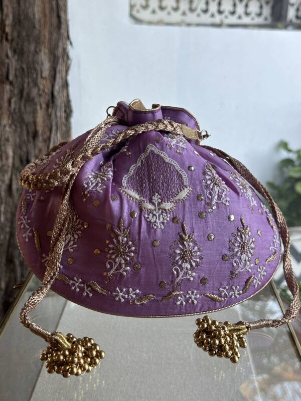 Chikankari Potli Bags - Image 4