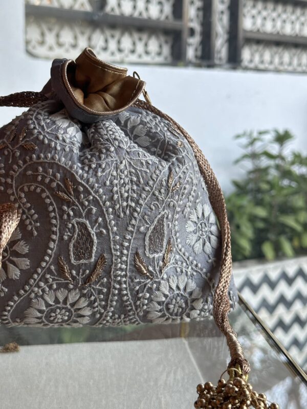 Chikankari Potli Bags - Image 4